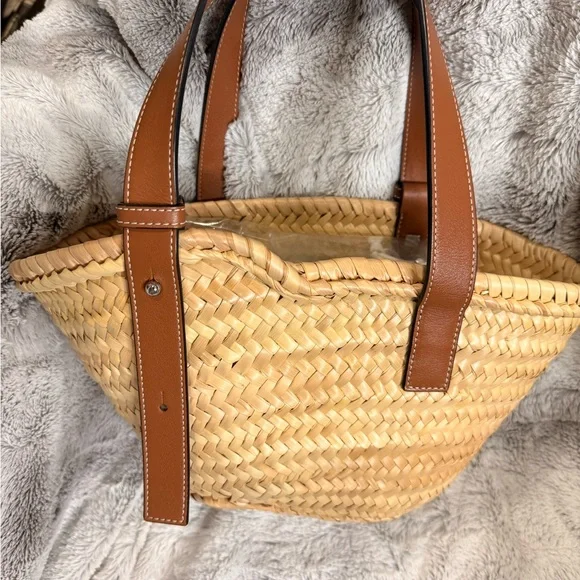 Loewe Brown and Tan Woven Tote - Picture 2 of 4
